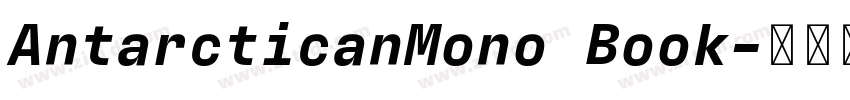 AntarcticanMono Book字体转换